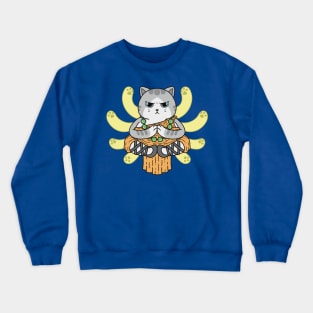 Kungfu Cat Crewneck Sweatshirt